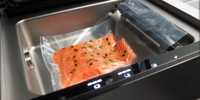 Подготовка к приготовлению в режиме Sous-vide