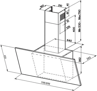 Вытяжка  Аско CD4634B фото 3